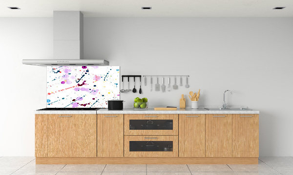 Cooker splashback Abstract spots