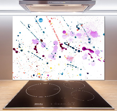 Cooker splashback Abstract spots