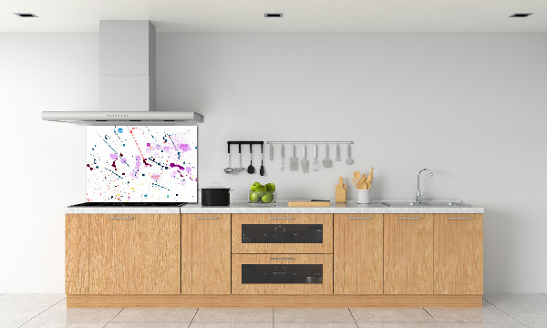 Cooker splashback Abstract spots