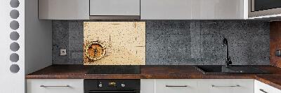 Cooker splashback Compass on the map