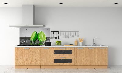 Cooker splashback Lime