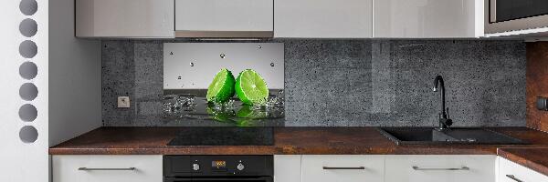 Cooker splashback Lime