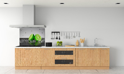 Cooker splashback Lime