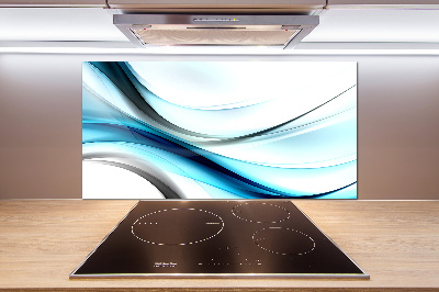 Cooker splashback Wave abstraction