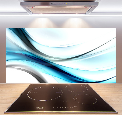 Cooker splashback Wave abstraction