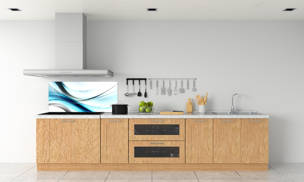 Cooker splashback Wave abstraction