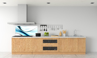 Cooker splashback Wave abstraction