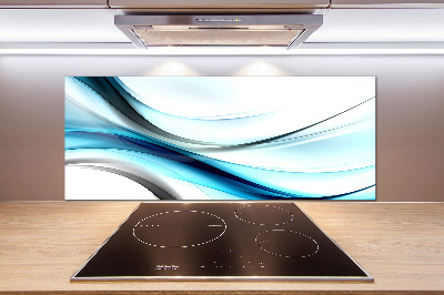 Cooker splashback Wave abstraction