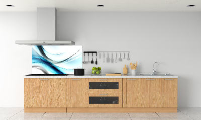 Cooker splashback Wave abstraction