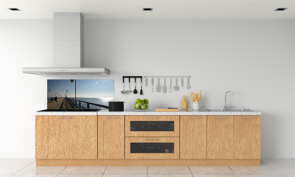 Cooker splashback Pier in Gdynia