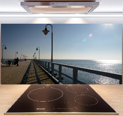 Cooker splashback Pier in Gdynia