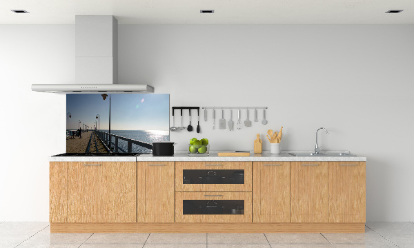 Cooker splashback Pier in Gdynia