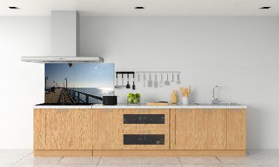 Cooker splashback Pier in Gdynia