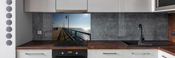 Cooker splashback Pier in Gdynia