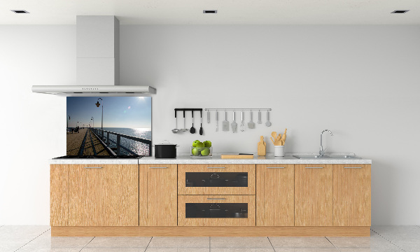 Cooker splashback Pier in Gdynia