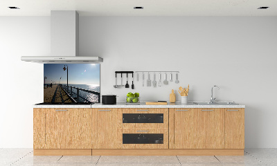 Cooker splashback Pier in Gdynia