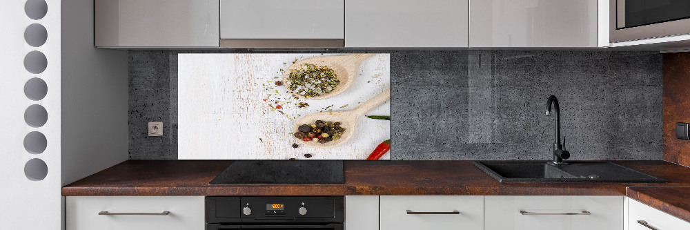 Cooker splashback Vegetables and spices