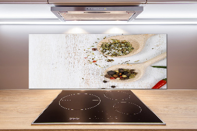 Cooker splashback Vegetables and spices