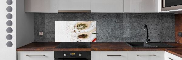 Cooker splashback Vegetables and spices