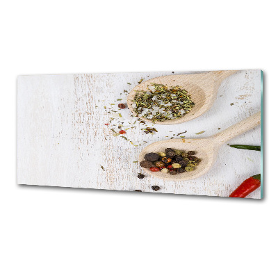 Cooker splashback Vegetables and spices