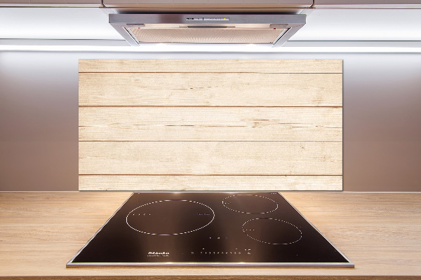 Kitchen splashback Wooden background