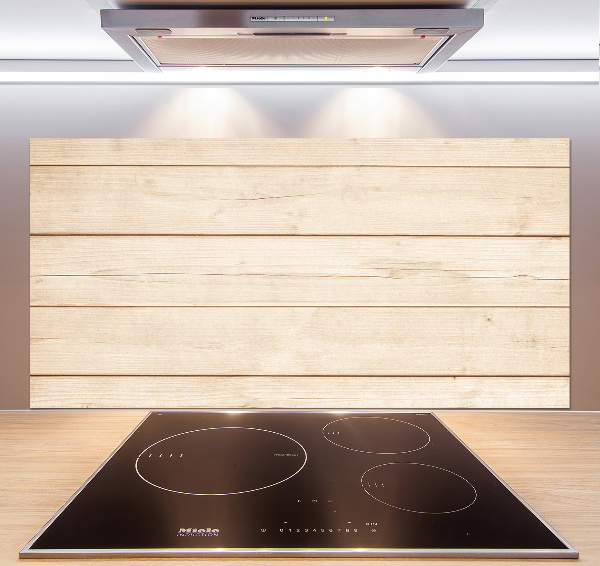 Kitchen splashback Wooden background