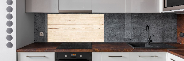 Kitchen splashback Wooden background