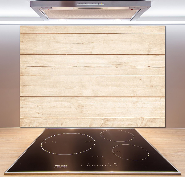 Kitchen splashback Wooden background