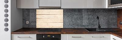 Kitchen splashback Wooden background