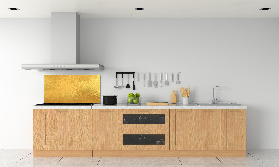 Kitchen splashback Golden foil background