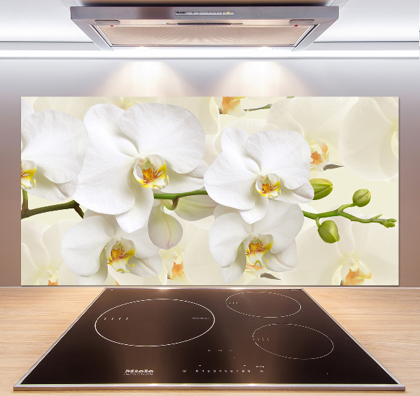 Cooker splashback Orchid