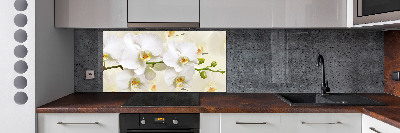 Cooker splashback Orchid