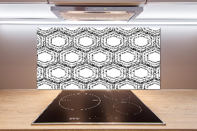 Kitchen splashback Geometric background