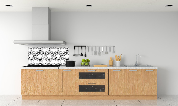 Kitchen splashback Geometric background