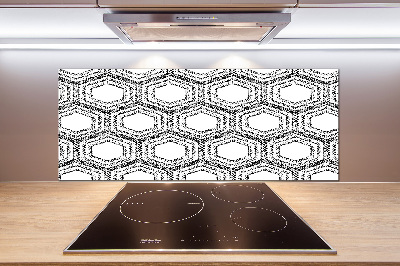 Kitchen splashback Geometric background