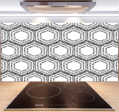 Kitchen splashback Geometric background