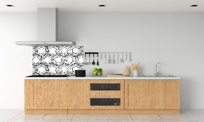 Kitchen splashback Geometric background