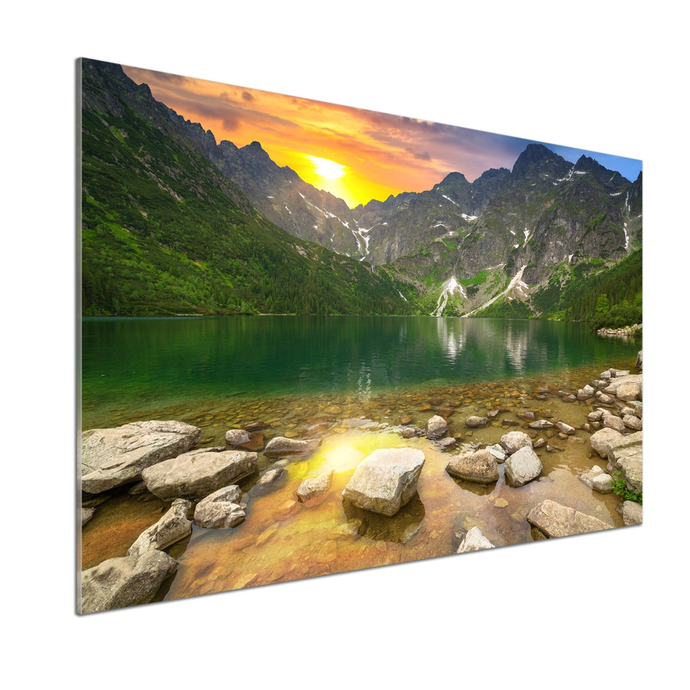 Cooker splashback Morskie Oko Tatry