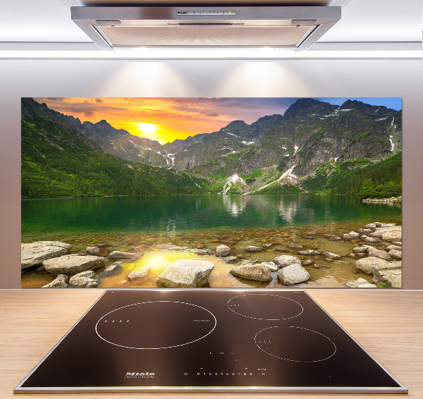 Cooker splashback Morskie Oko Tatry