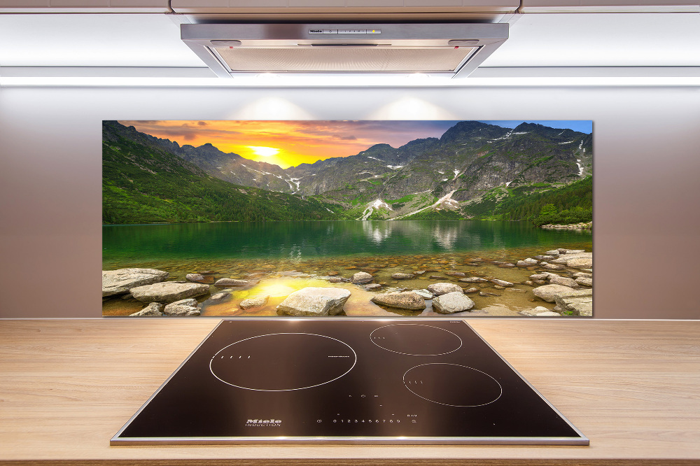 Cooker splashback Morskie Oko Tatry