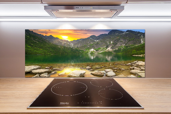 Cooker splashback Morskie Oko Tatry