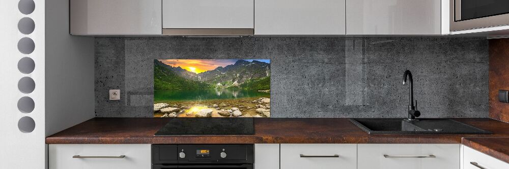 Cooker splashback Morskie Oko Tatry