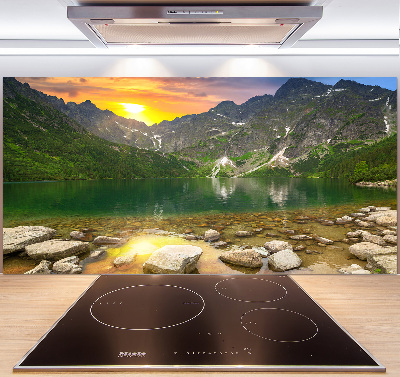 Cooker splashback Morskie Oko Tatry