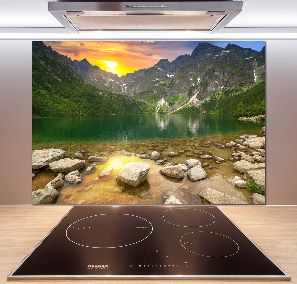 Cooker splashback Morskie Oko Tatry