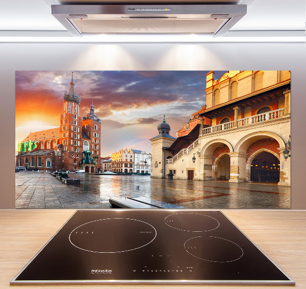 Kitchen splashback panel Cracow Poland