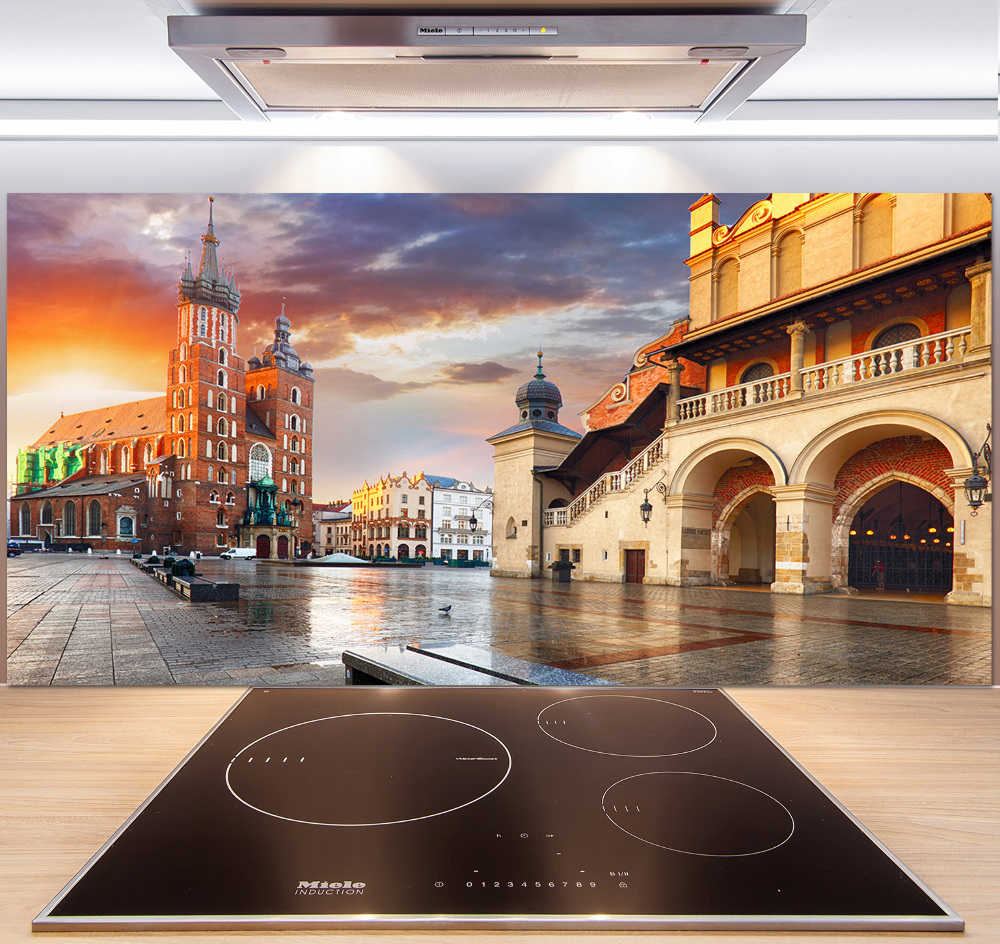 Kitchen splashback panel Cracow Poland