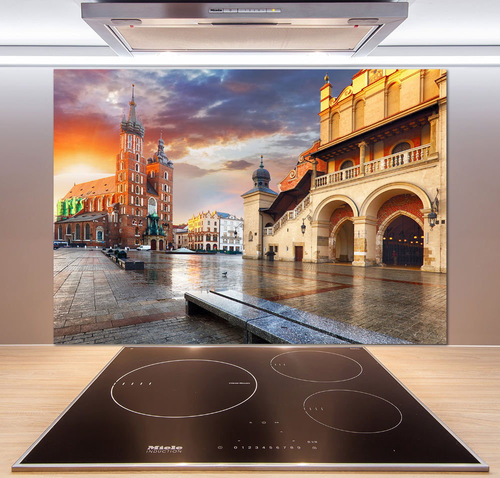 Kitchen splashback panel Cracow Poland