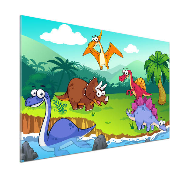 Cooker splashback Dinosaurs