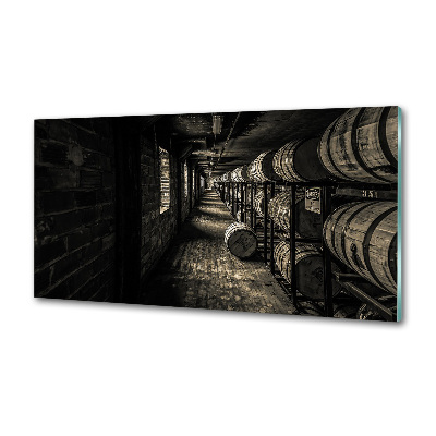 Cooker splashback Bourbon barrels