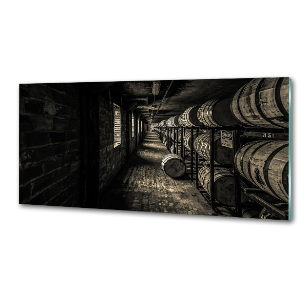 Cooker splashback Bourbon barrels